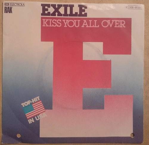Vinyl single exile kiss you - exile,