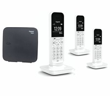 Gigaset CL390HX Trio SET VoIP Schnurloses Telefon Festnetztelefon VoIP DECT Weiß