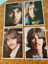 Vier Fotos aus dem Weißen Album  Beatles 28,7 x 20 cm pictures