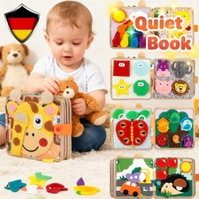 Quiet Book Busy Board 3D Filz