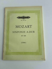 Mozart, Sinfonie A-Dur KV 201 Partitur