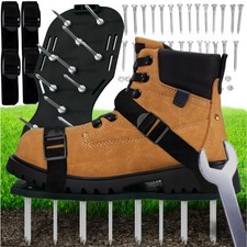 Rasenbelüftungsschuhe Rasenlüfter Nagelschuhe Vertikutierer Garten Bodenlüfter