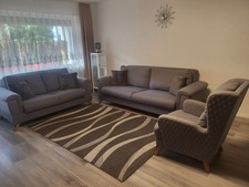 Sofa 3-2-1 mit Schlaffunktion & Couchtisch