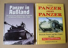 2 Bücher , Panzer  im 2. Weltkrieg - Aus Sammlungsauflösung