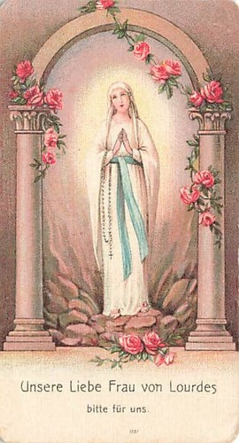Kärtchen lourdes anrufungen - lourdes,