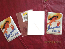 2 lot vintage magnet LANGNESE