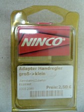 Ninco 10307 Adapter Handregler groß (Jack 6,35) -> klein (Jack 3,5)