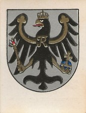 69/564 SAMMELBILD WAPPEN  OSTPREUßEN VOGEL KRONE