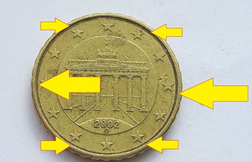 Euro cent 2002 d - euro,