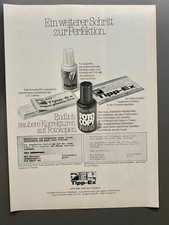 Tipp-Ex Ein weiterer Schritt zur Perfektion 1978 Vintage Ad Werbung Reklame