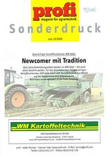 WM 8500 Zweireihiger Kartoffelvollernter, orig. profi- Sonderdruck 2006
