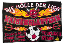 Kaiserslautern - Die Hölle der Liga - Fahne Flagge Flag Fussball #663