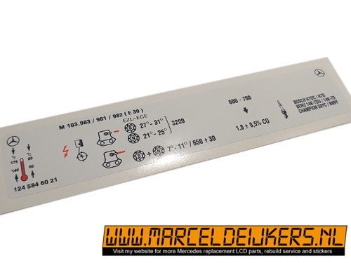 Mercedes aufkleber 1245846021