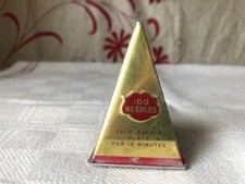 Nadeldose Schellack Grammophon Golden Pyramid 15 Minute Radiogram Needles 1930´s