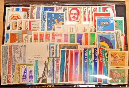 Ddr 1971 briefmarken jahrgang - ddr,