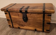 Massive Holztruhe Truhe Kiste