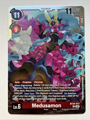 Digimon card game medusamon - digimon,