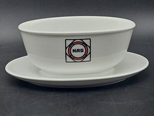 Sauciere HAG Fabrik Dekor Schönwald Porzellan Vintage Kantinengeschirr 