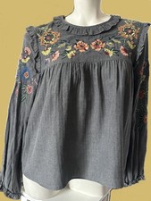 Zara bluse mit - bluse, edel
