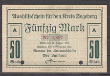 Segeberg - Kreis - 50 Mark -