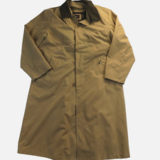 Men BUGATTI tan long trench