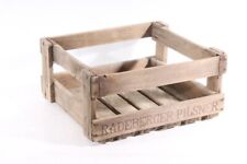 alte Holzkiste Bierkiste Radeberger Pilsner Kiste Holz old vintage Kasten Deko 