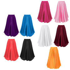 Kinder Mädchen Kostüm Tanzbekleidung Rock Spanisch Kleid Bauch Flamenco Latein