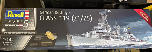 Revell german destroyer - destroyer, class