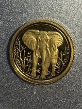 Somalia 250 Shilling 2004 Elefant 0,50 Gramm 999 Gold Au PP proof