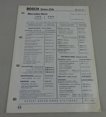 Teilekatalog bosch komponenten - teilekatalog, bosch-komponenten