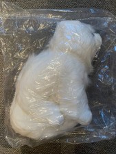 Steiff, weisse Katze sitzend