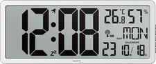 technoline WS8135 Funkwanduhr | DCF-77 Funkempfang | Wochentagsanzeige