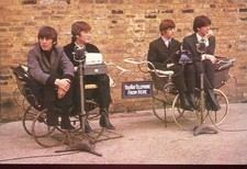 Postkarte die Beatles 1989 San