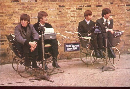 Postkarte die beatles 1989 san - die,