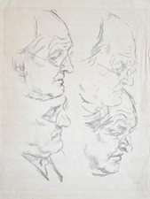 c1920 Emil Orlik Signierte