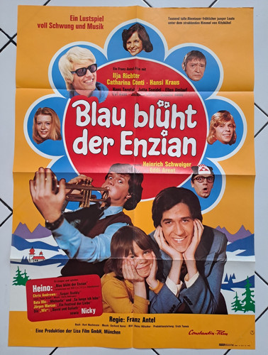 Blau blüht der enzian - blau,