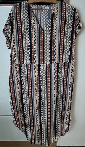 Damenkleid mehrfarbig xl - mehrfarbig,