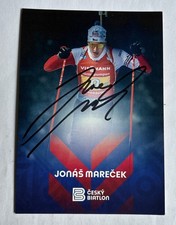 orig. sign. Biathlon Autogrammkarte Jonas Marecek