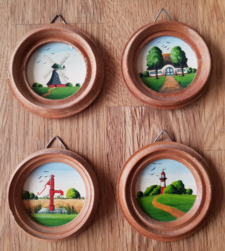 Stück akryl miniaturbilder - 4,