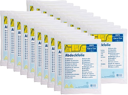 20x abdeckfolie 4x5m - abdeckfolie,