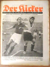 DER KICKER 7- 17.2. 1942 B Münzberg FC Wien-Admira 4:1 Stuttgart Kickers Espania