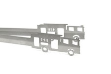 Grillzange Motiv Feuerwehr Schweiz 118, Männergeschenk, Geschenk Feuerwehrmann