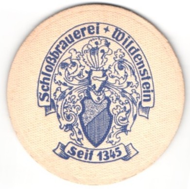 Bierdeckel wildenstein - bierdeckel,