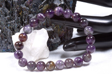 Edelstein Armband Geister Amethyst | 8mm Kugelarmband