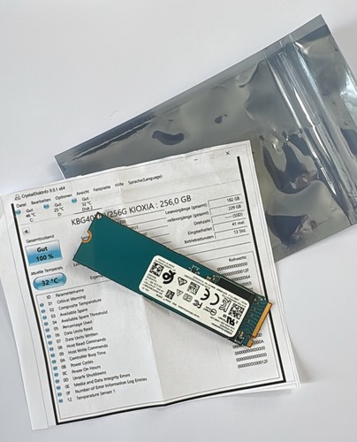 Kioxia kbg40znv256g 256gb - kbg40znv256g, ssd