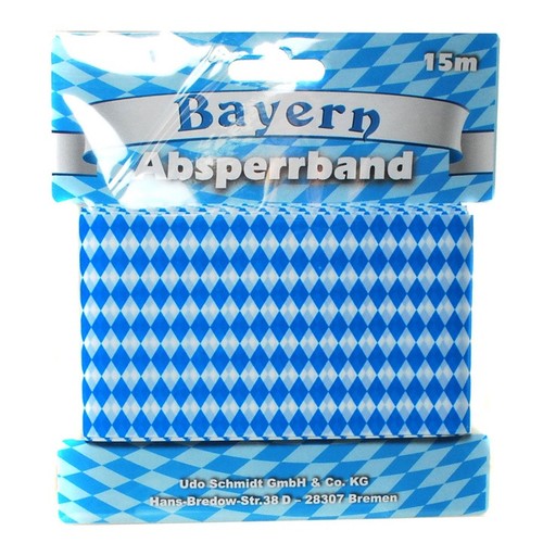 Absperrband bayrisch blau - 1,