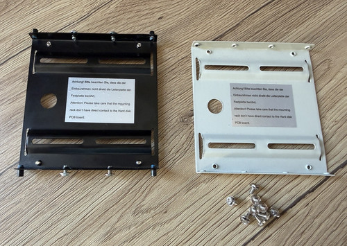 Hdd ssd einbaurahmen 2 - x, 2,5"