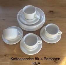 Kaffeeservice Set für 4