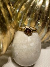 Alfredo Pauly Ring Gold Gr. 19 WIE NEU Braun Gelbvergoldet