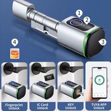 Fingerabdruck Elektronisches Türschloss Türöffner 60-120mm Tür-Schließzylinder